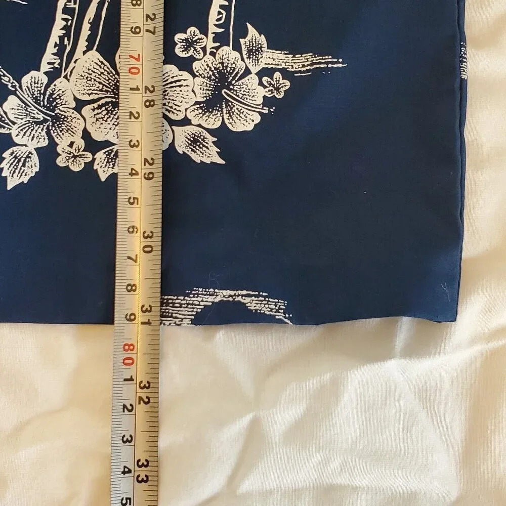Royal Creations Men’s Hawaiian Shirt Blue Hawaii Islands Boat Palm Beach USA XXL - Picture 4 of 10